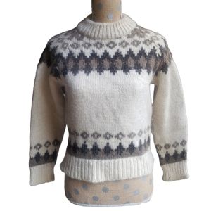 Scottish wool knit sweater kids